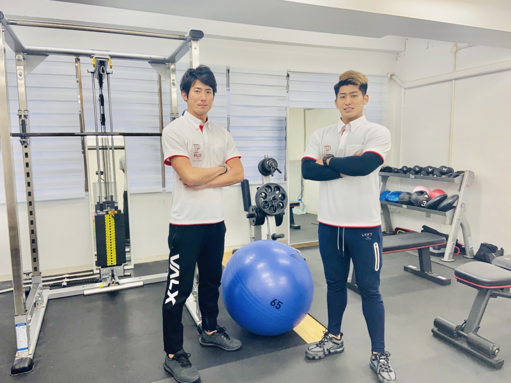 PLIZ創業者とトレーナー